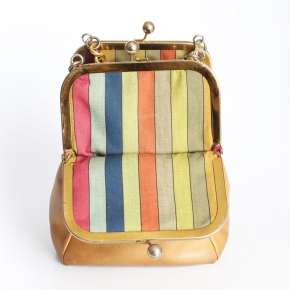 Bonnie Cashin for Coach Small Double Header Tote Bag Chain Strap Vintage 60s HTF - Picture 11 of 17